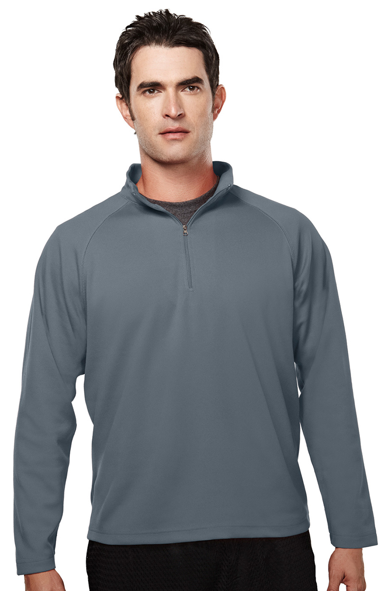 Tri-Mountain Men/'s Big And Tall 1//4 Zipper UltraCool Pullover Shirt 655-Tall