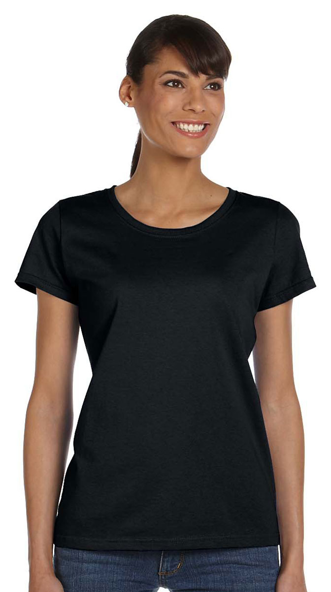 Fruit of the Loom Women's Fit Tagless Label Double Needle Cotton T