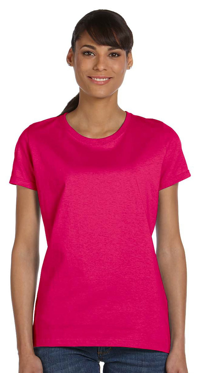 Fruit of the Loom Women's Fit Tagless Label Double Needle Cotton T