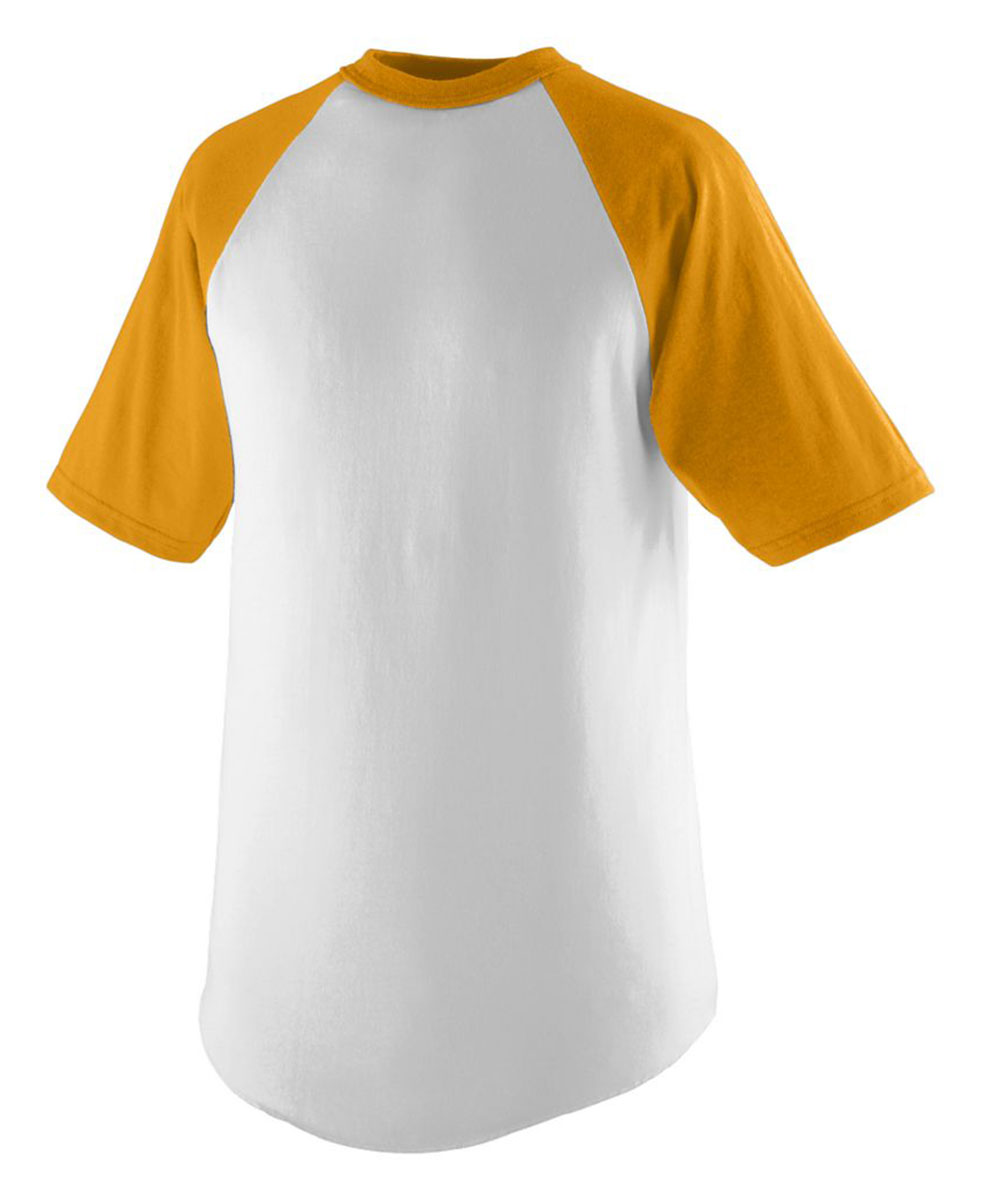 Augusta Sportswear Youth Rib Knit Collar Short Sleeve Baseball Jersey 424 Augusta Sportswear Youth Rib Knit Collar Short Sleeve Baseball Jersey 424