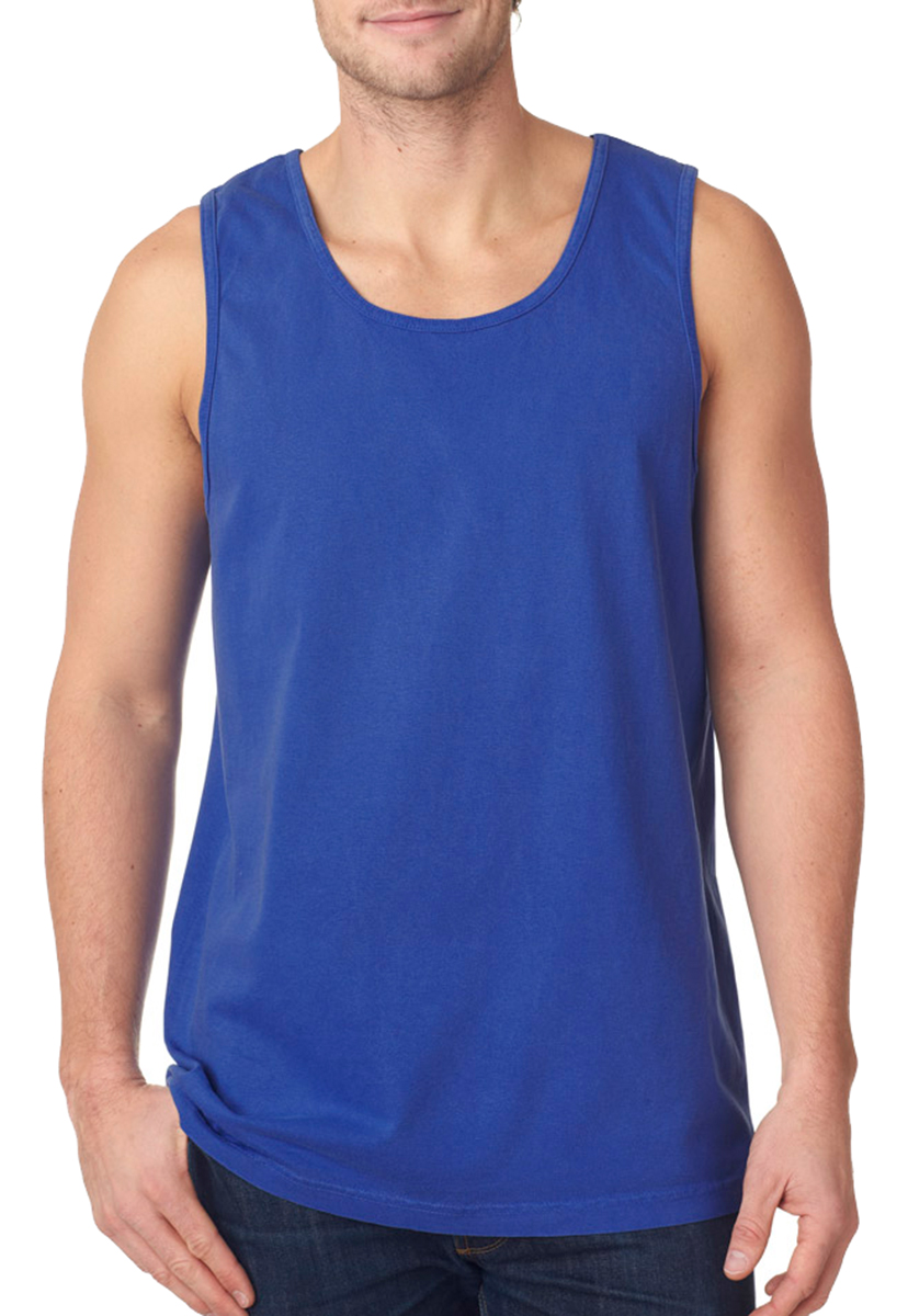 Comfort Colors Men's New 100 Ringspun Cotton Sleeveless Casual Tank