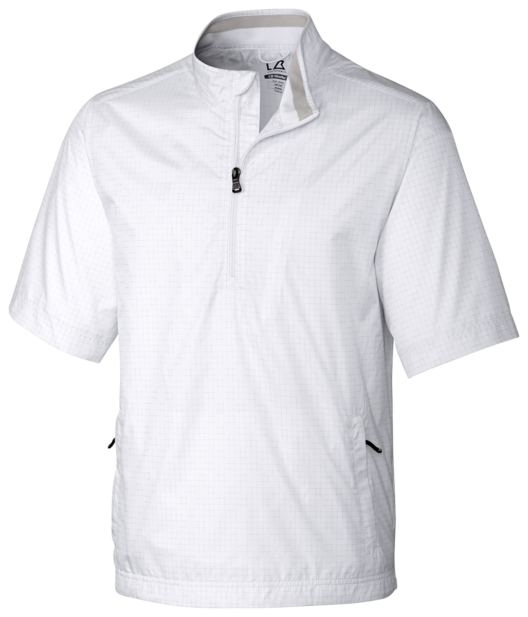 Cutter & Buck Men's Short Sleeve Tristan Half Zip Windbreaker Pullover. MCO09828 eBay