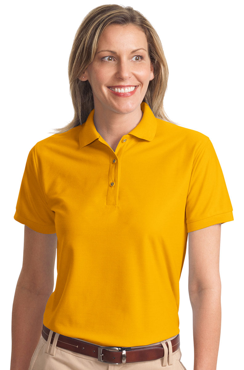 L500 Port Authority Women's Golf Shirt Silk Touch Polo NEW eBay